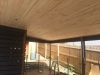 timber lined verandah roof