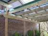 split level flat pergola