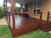 hardwood timber deck